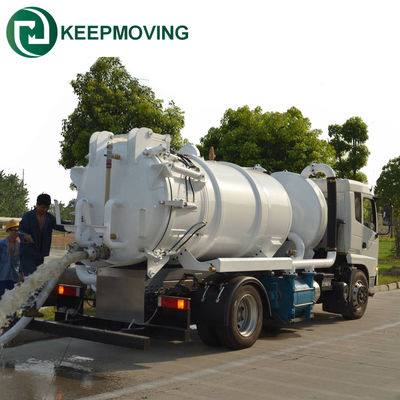 calidad  Dongfeng new to 10CBM vacuum sewage suction truck septic tank vacuum sewage suction truck 4CBM fábrica
